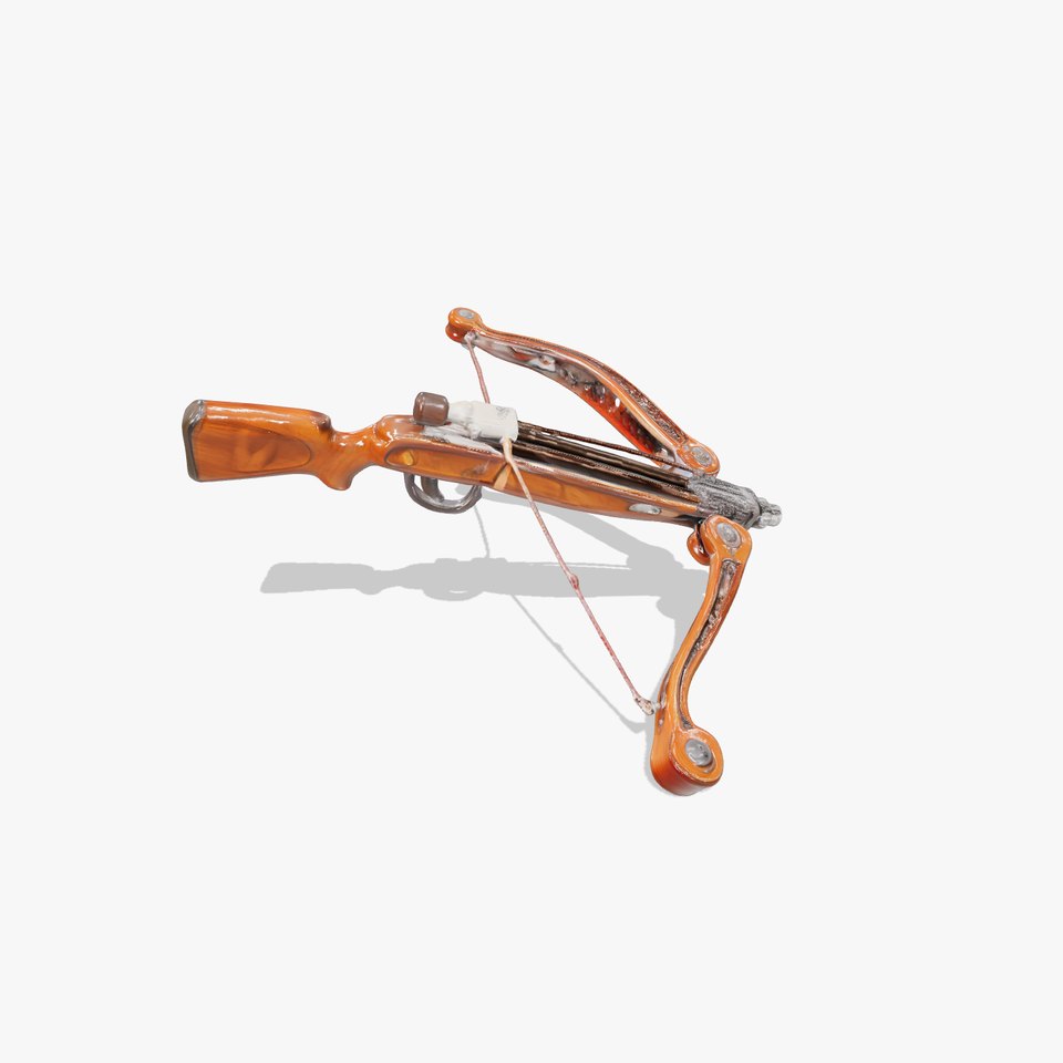 Ornate Wooden Crossbow model pack